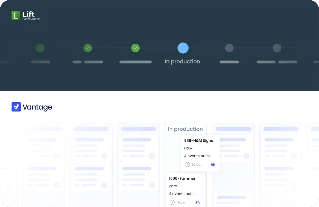 Screenshot from the Vantage map showcasing live mapping feature